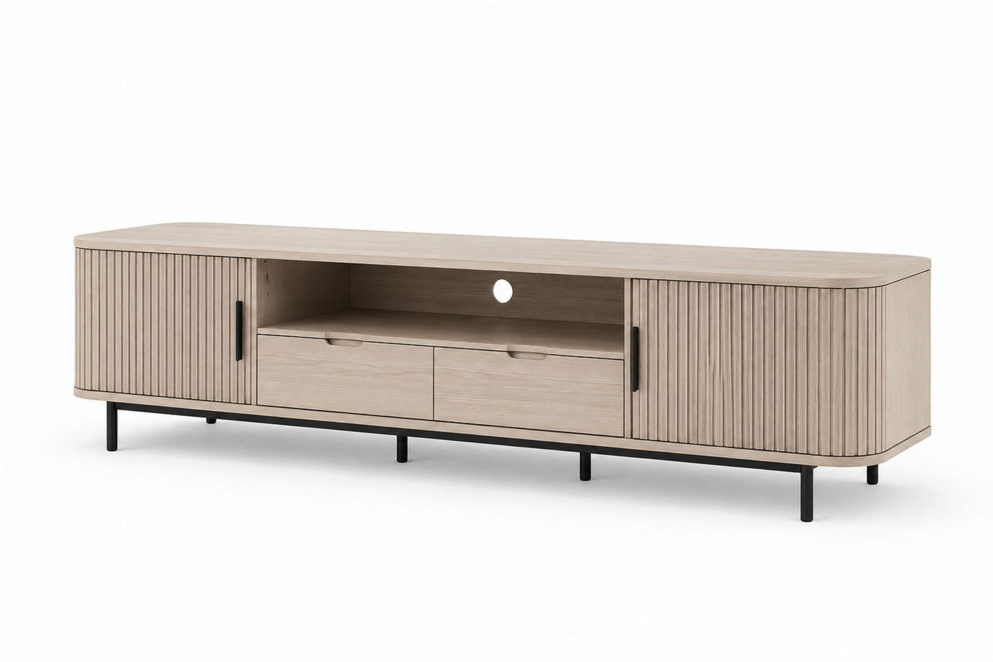 Szafka RTV MDF z metalowymi nogami 180 cm