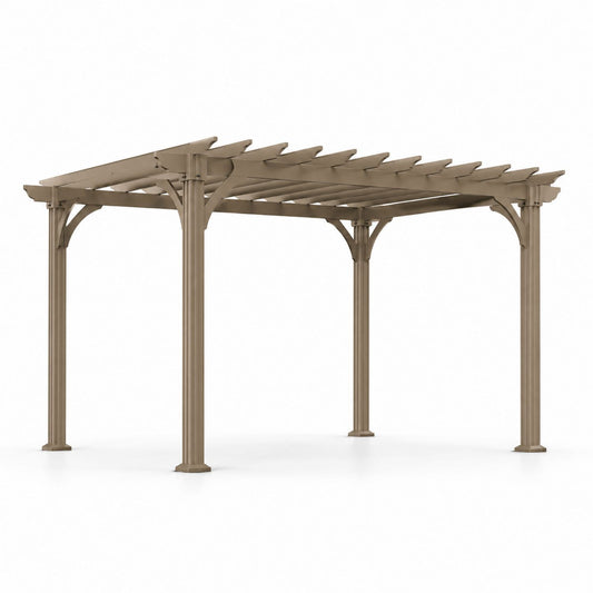 Pergola aluminiowa 3x3m Brązowy